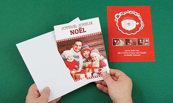 Cartes non pliées de 5 x 7 po