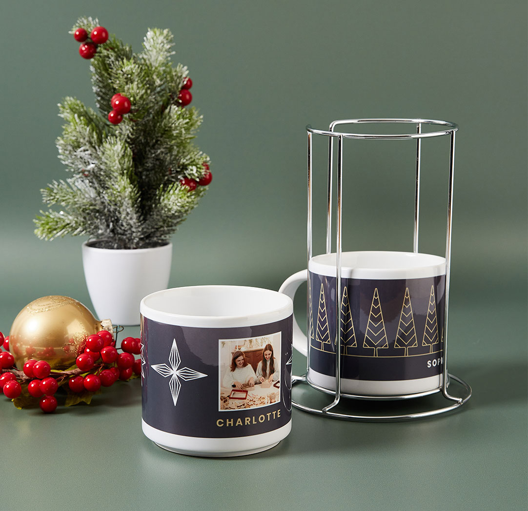 Tasses empilables de 14 oz - Ensemble de 2