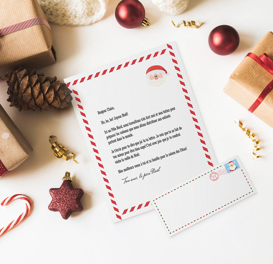 Lettre du Père Noël personnalisée Centre de la Photo Walmart
