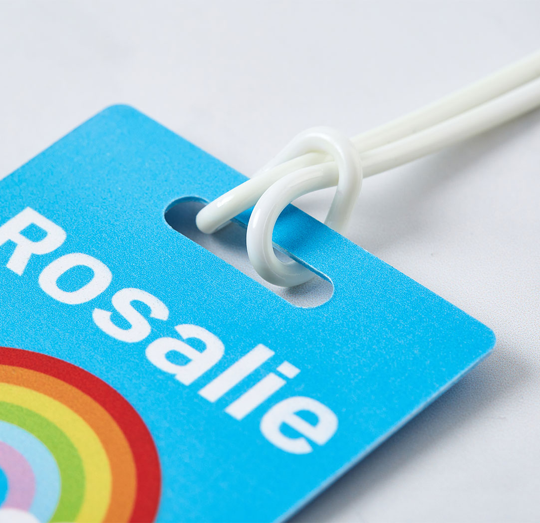 2.125x2.5" Large Personalized Bag Tags (Set of 2)