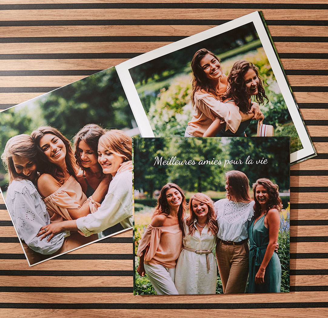 Album photo à couverture rigide personnalisée de 12 x 12 po