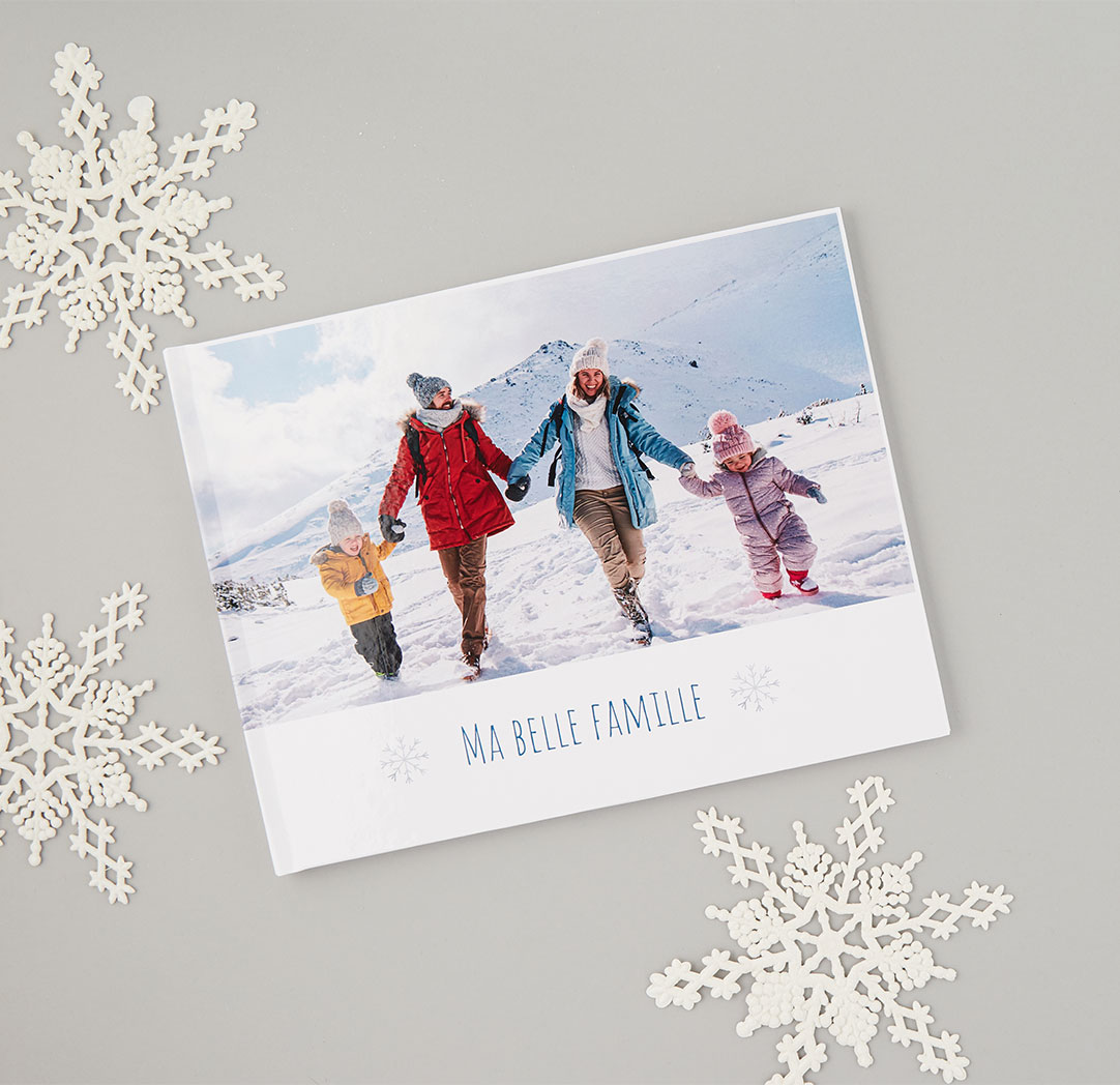 Album photo à couverture rigide personnalisée de 8,25 x 11 po