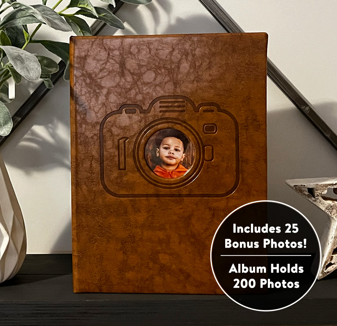 Photo Album - 5x7 Brown Leather
