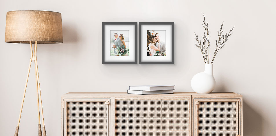 8x10 Grey - Set of 2