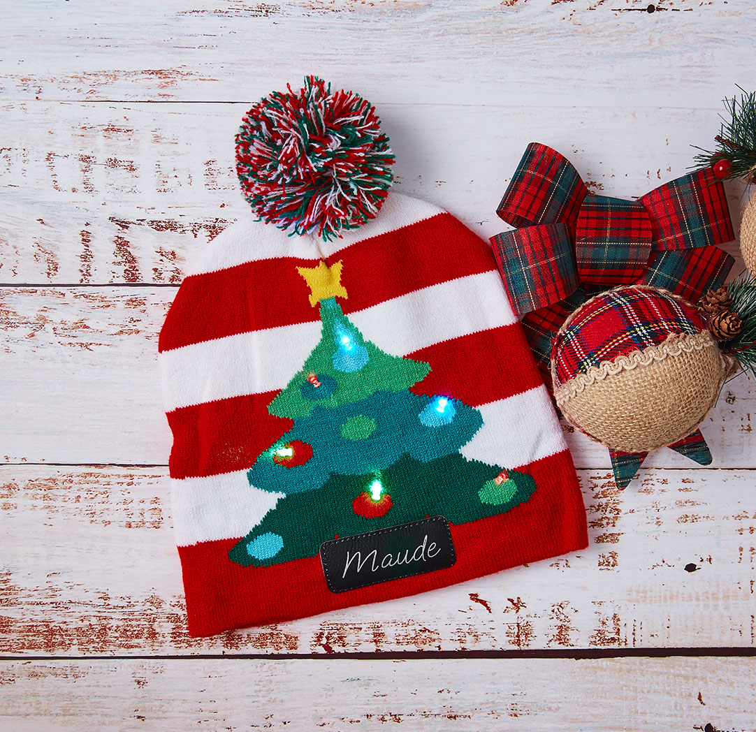 Tuque personnalisée à DEL - Arbre