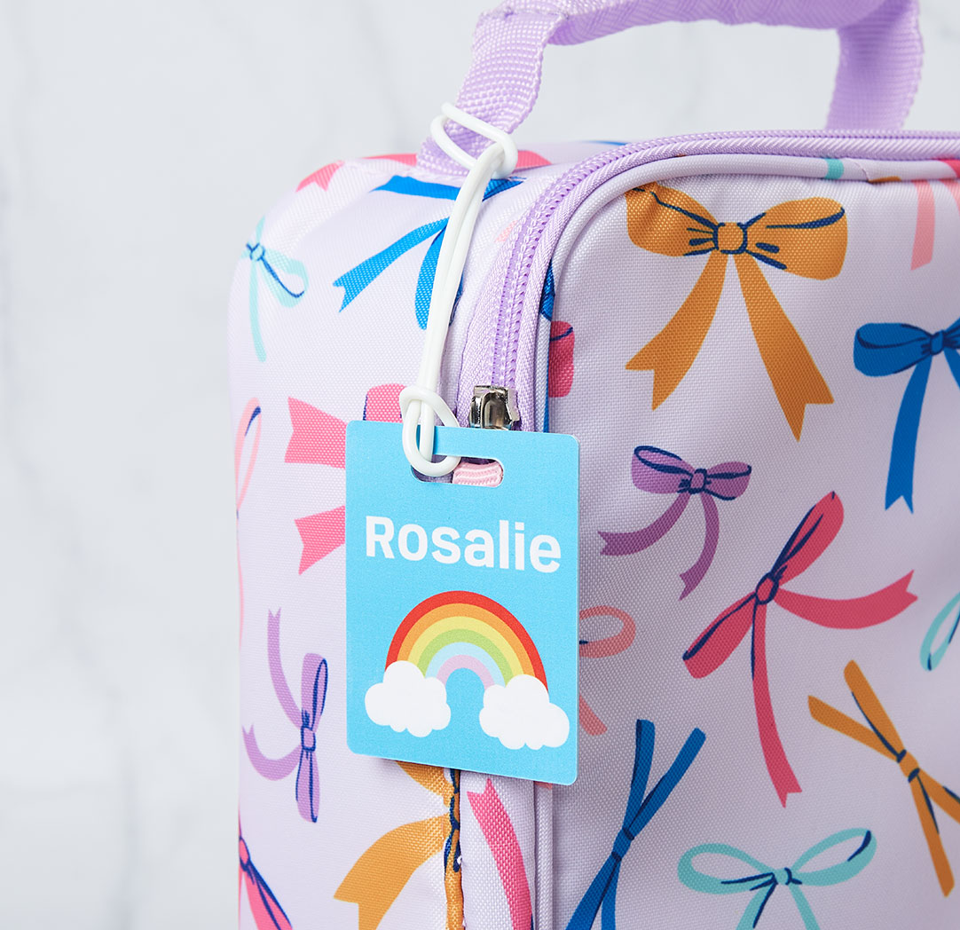 2.125x2.5" Large Personalized Bag Tags (Set of 2)