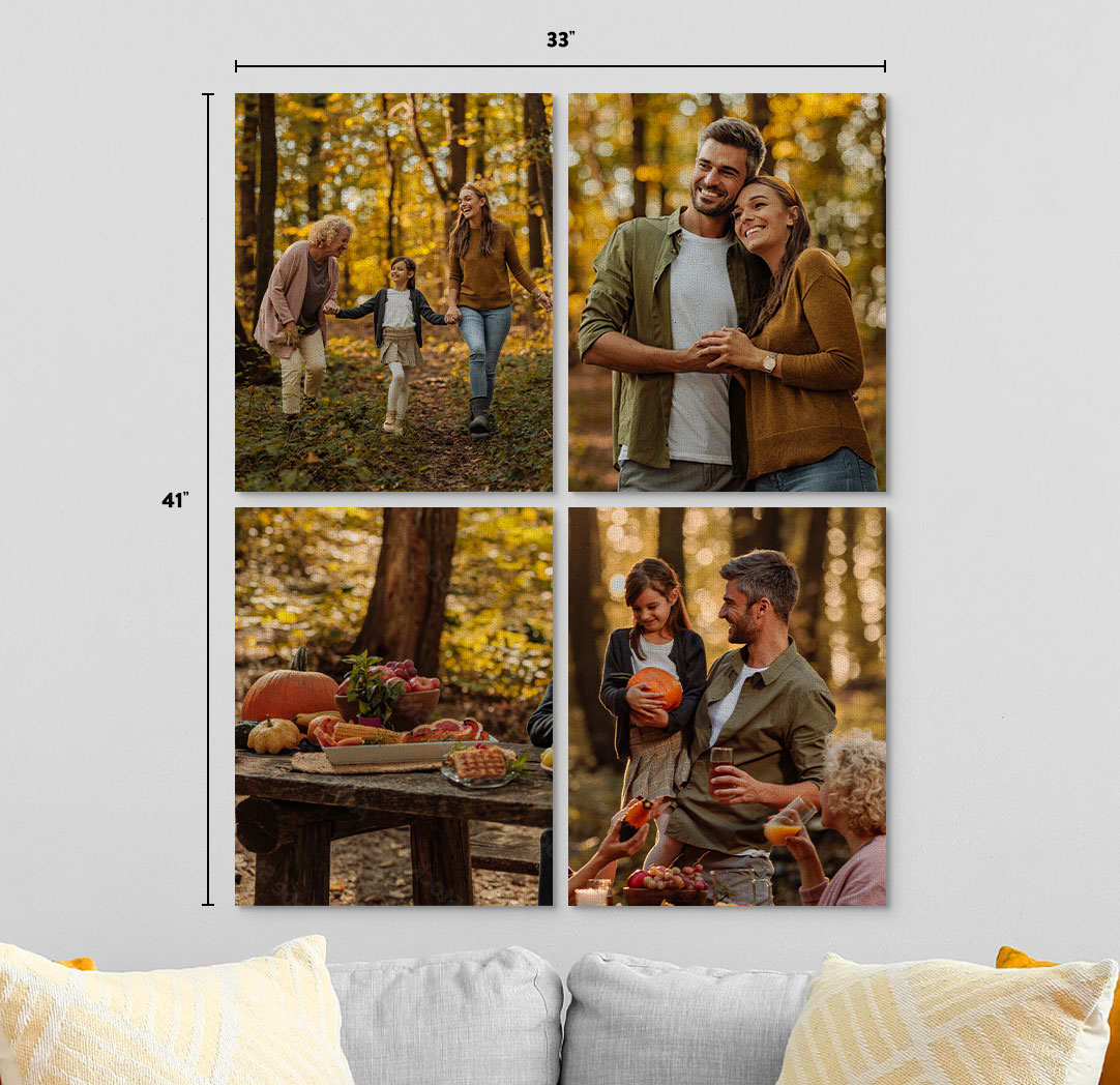 16x20 Premium Canvas - Set of 4