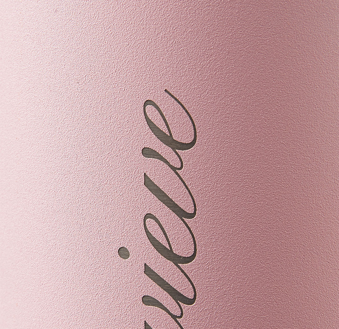 750ml Light Pink Personalized Bottle