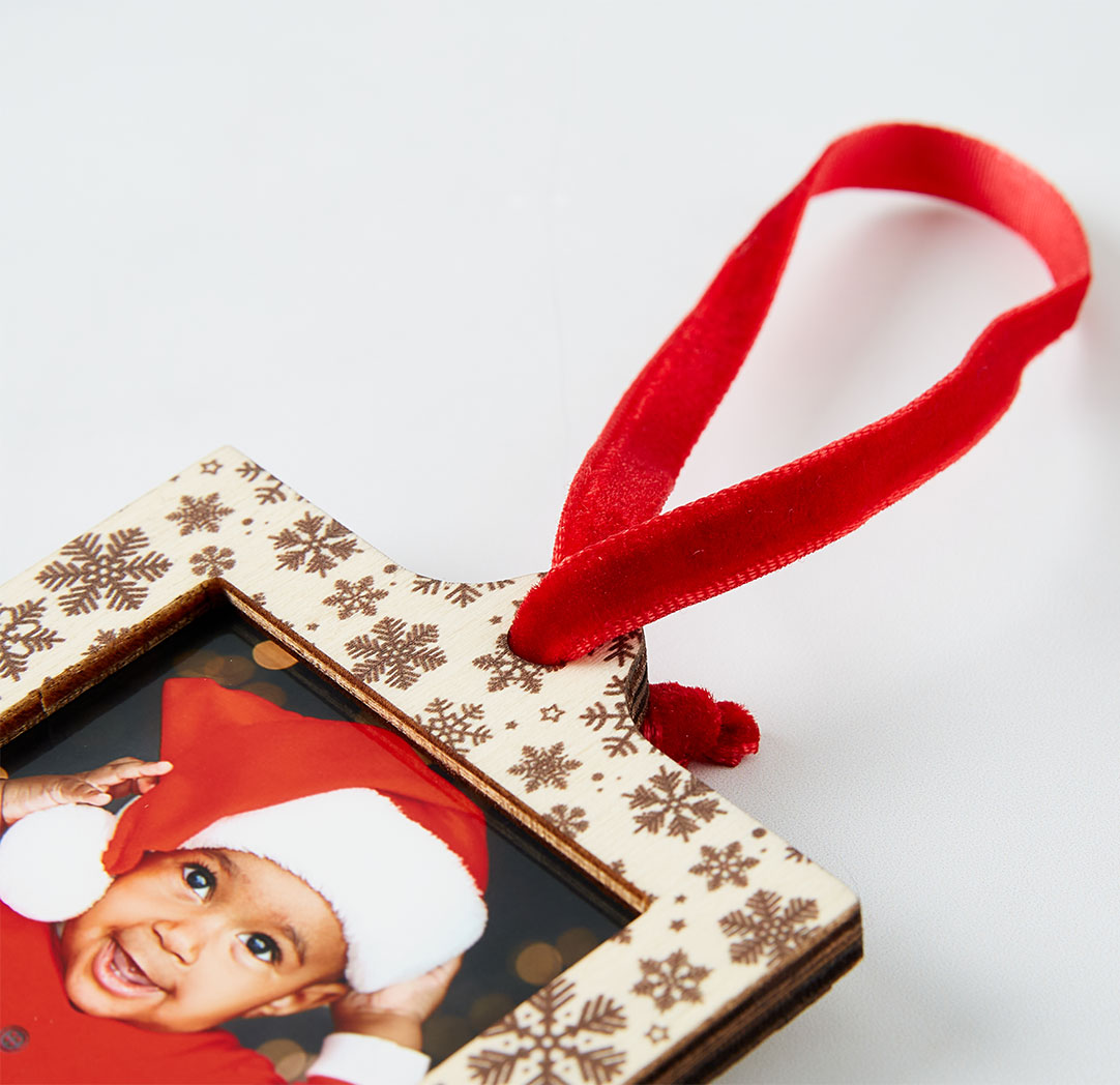 Express Wood Photo Ornament