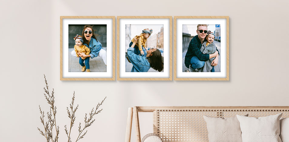 16 x 20 po en bois - Ensemble de 3