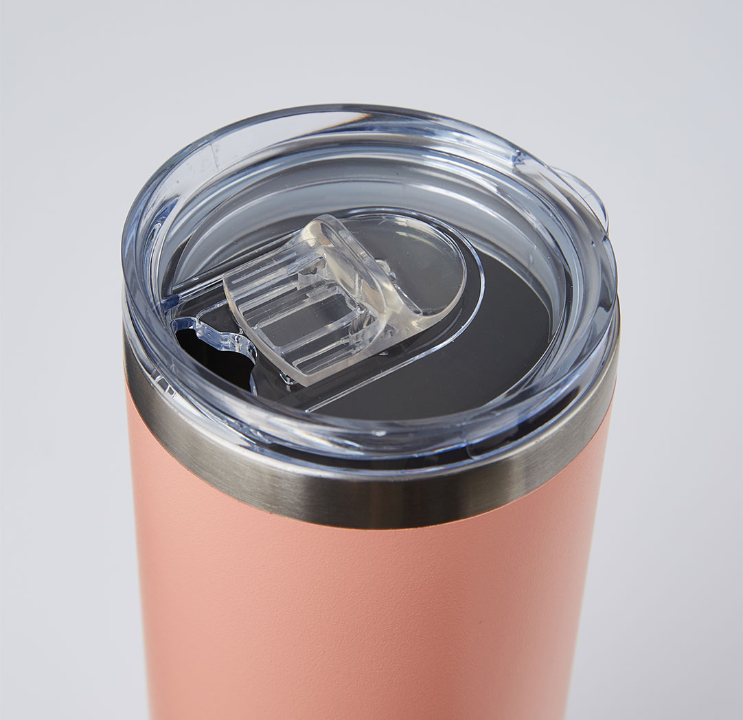 Verre de voyage personnalisé pêche 600 ml