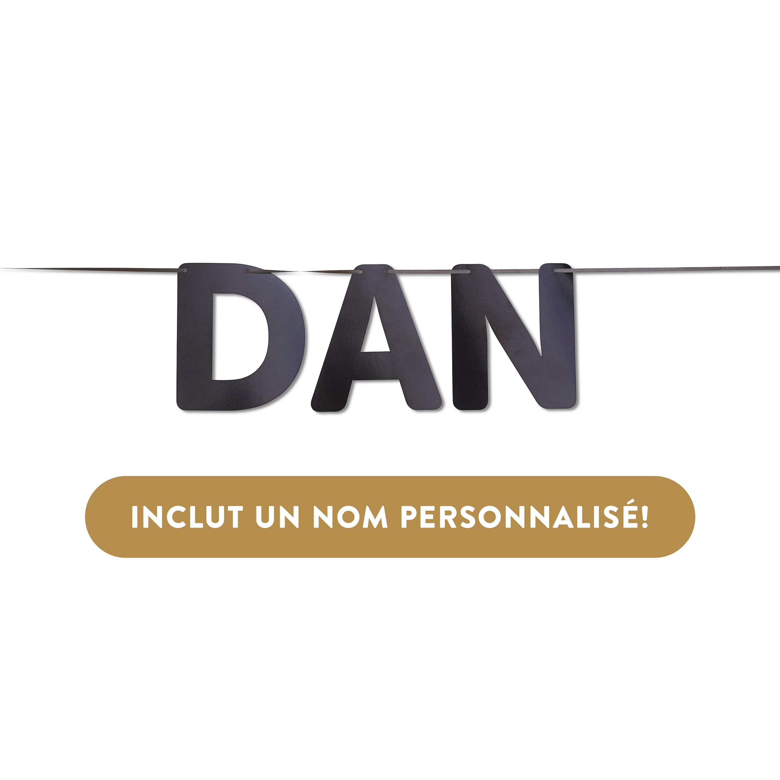 Noir et or - Trousse de fête