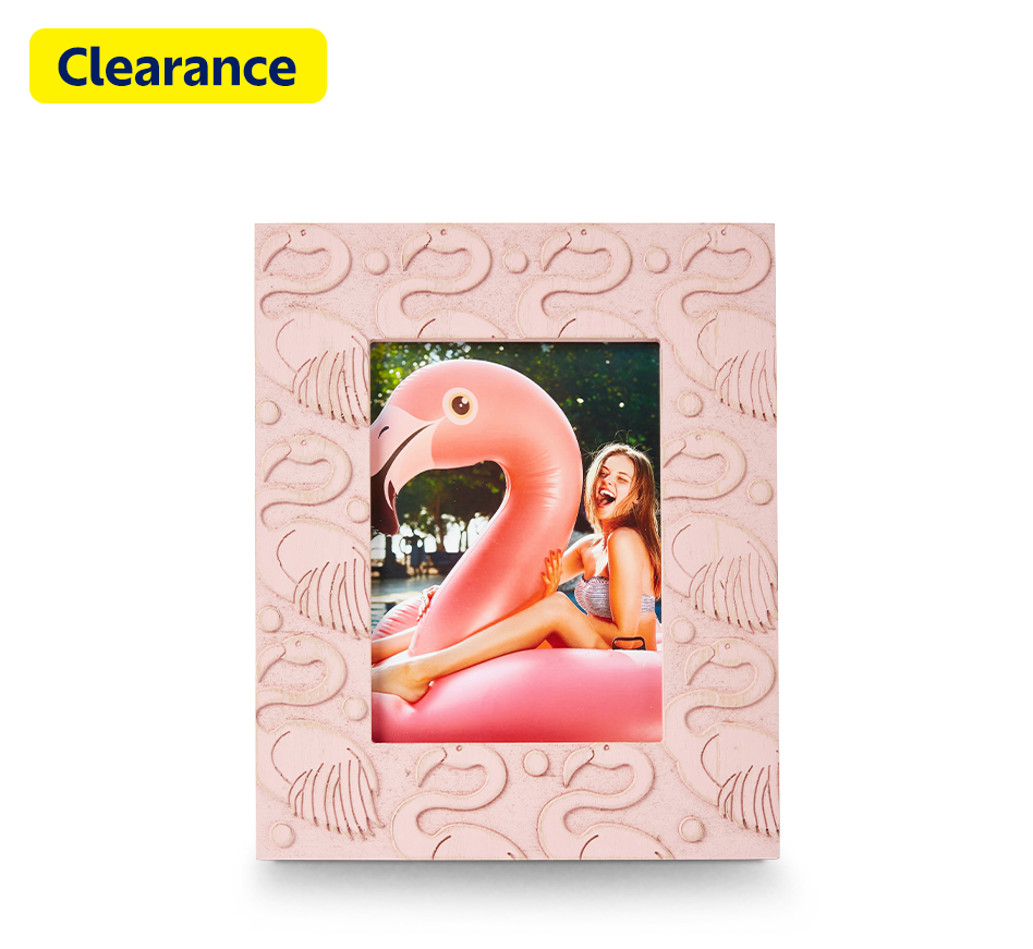 6x8 Carved Flamingo Frame