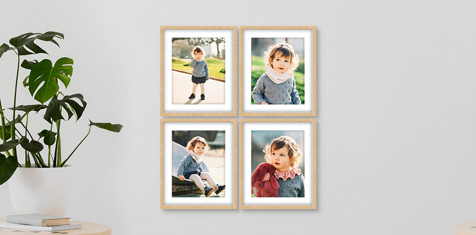 16x20 Wood - Set of 4