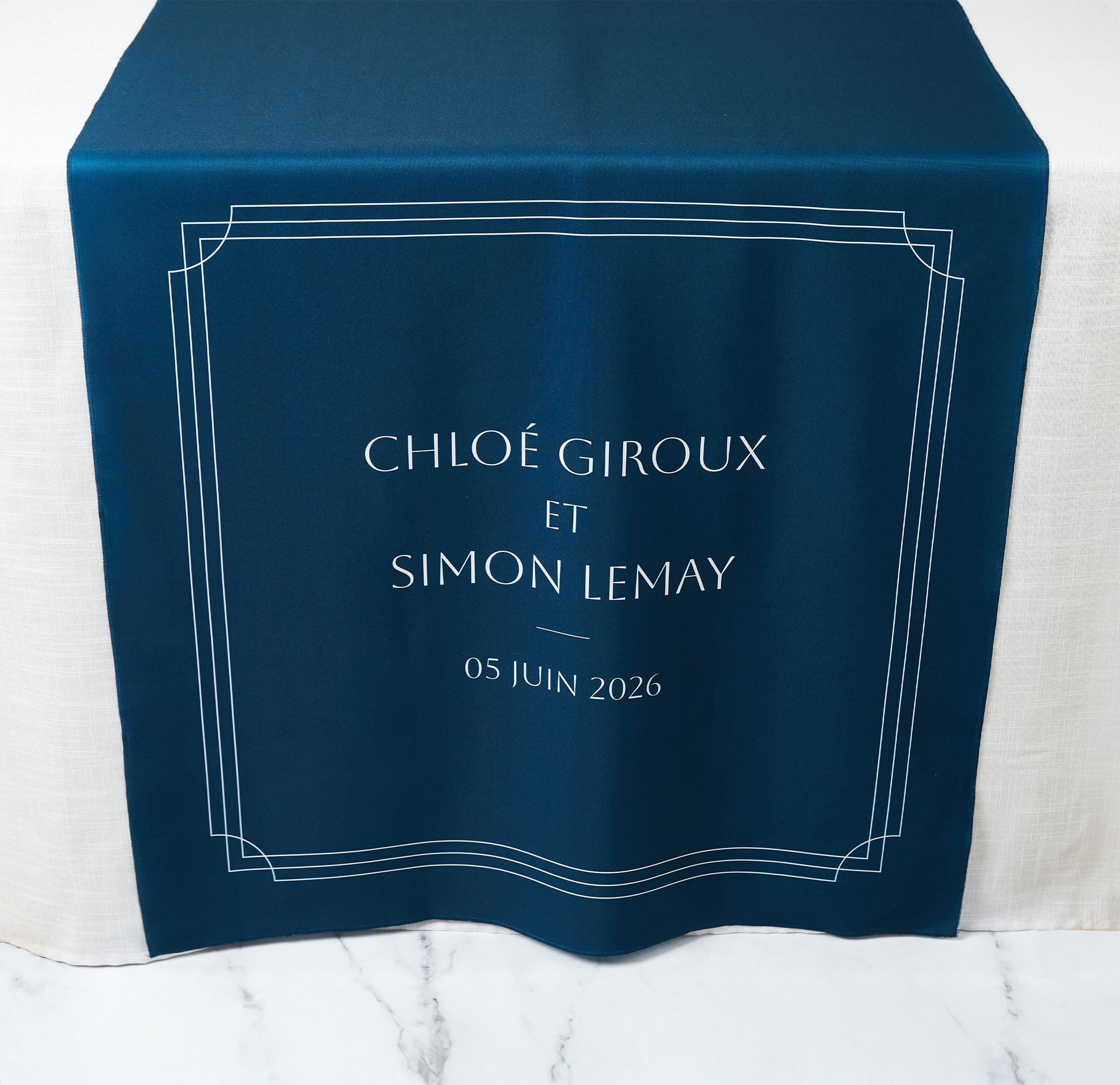 Chemin de table de 30 x 60 po