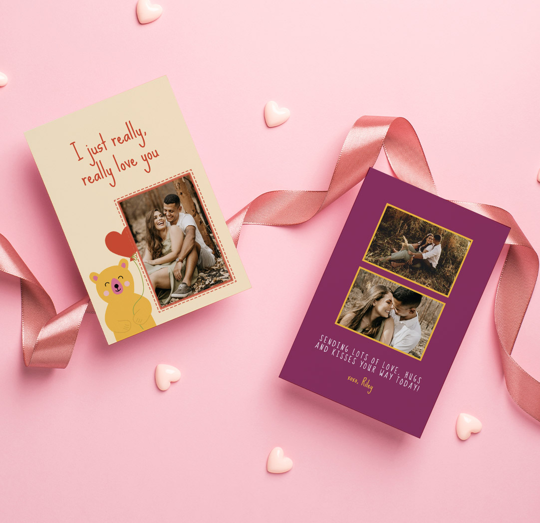 5x7 Flat Soft Touch Greeting Cards