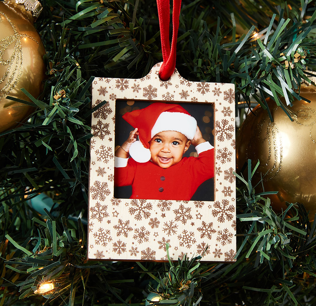 Express Wood Photo Ornament