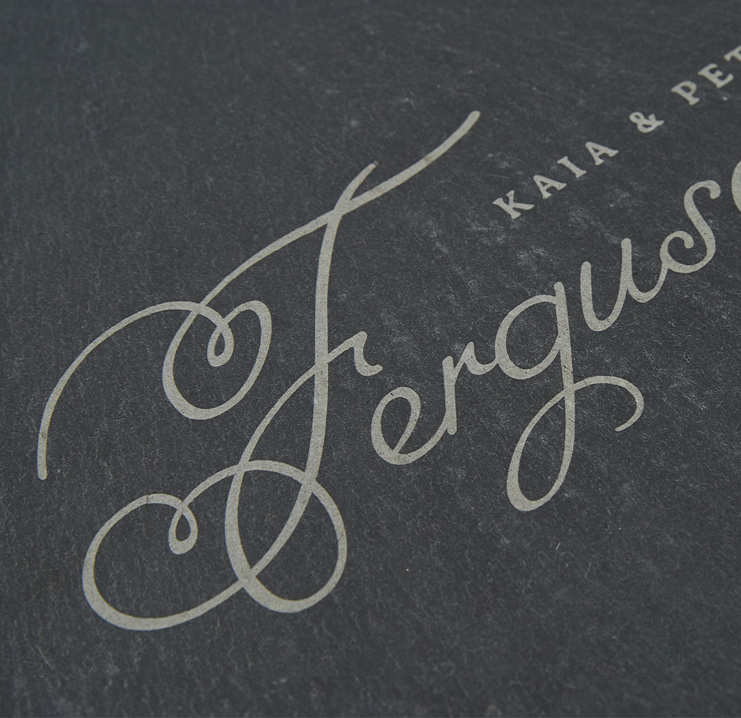 Personalized 5 Piece Slate Cheese Set