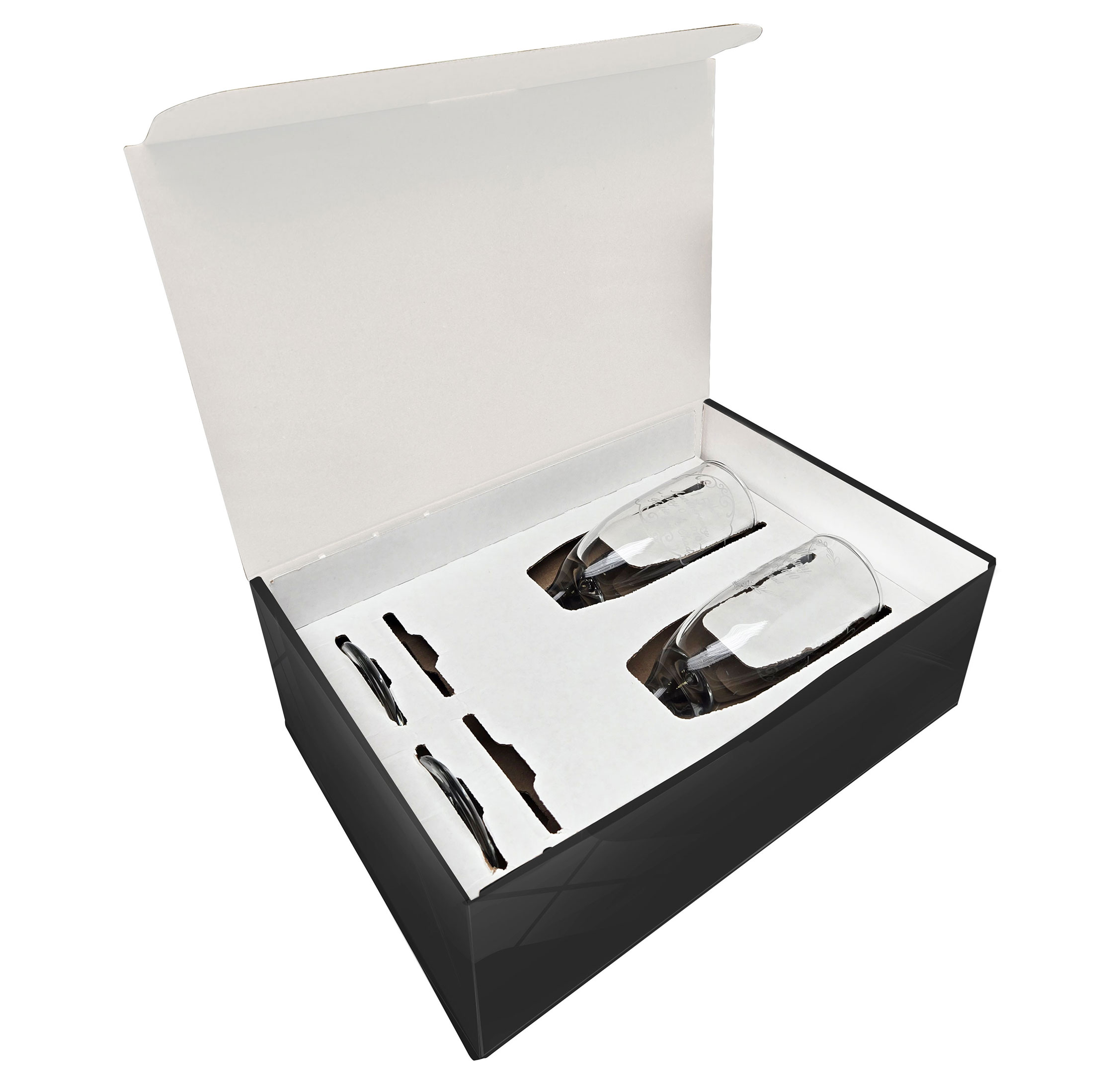 Verres à champagne personnalisés - ensemble de 2