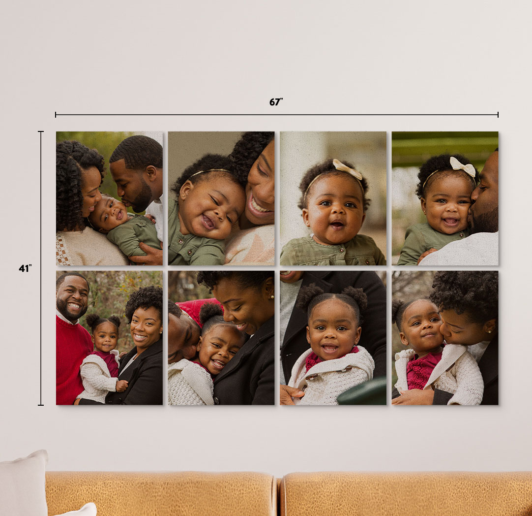 16x20 Premium Canvas - Set of 8