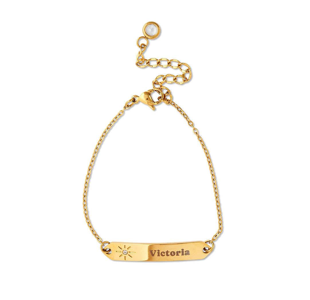 Sun Bar Bracelet - Gold Colour
