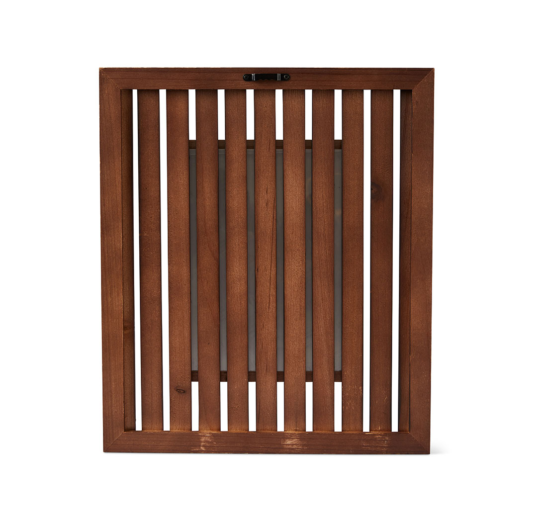 Cadre de planchettes de bois 6 x 8 po