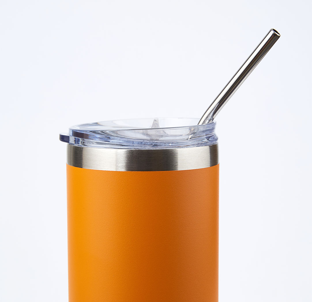 600ml Orange Personalized Tumbler