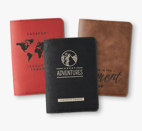 Personalized Leather Passport Holders