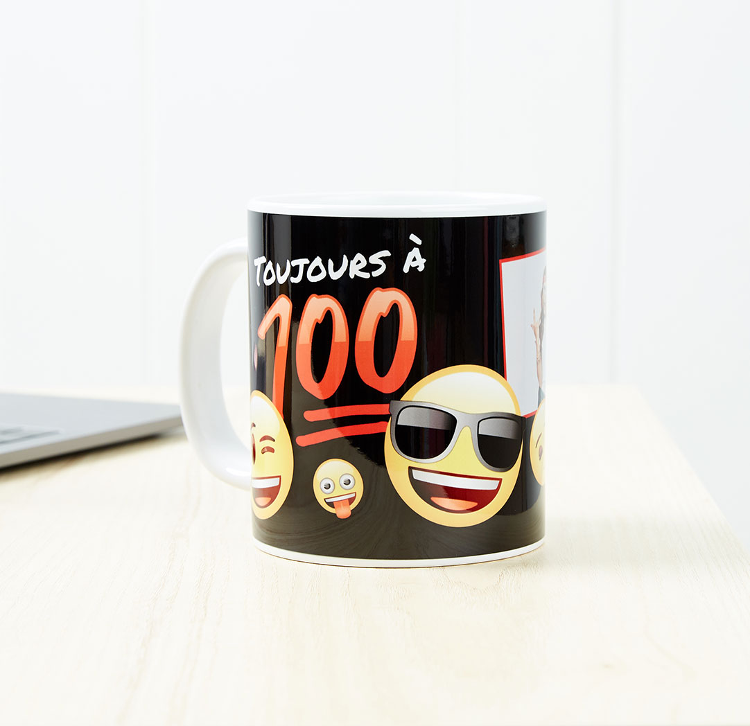 Tasse avec émojis de 20 onces