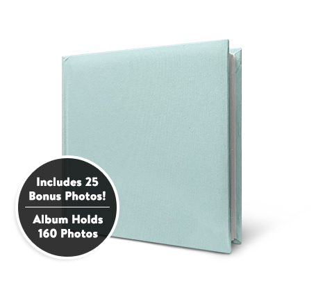 Photo Album - 4x6 Teal Linen