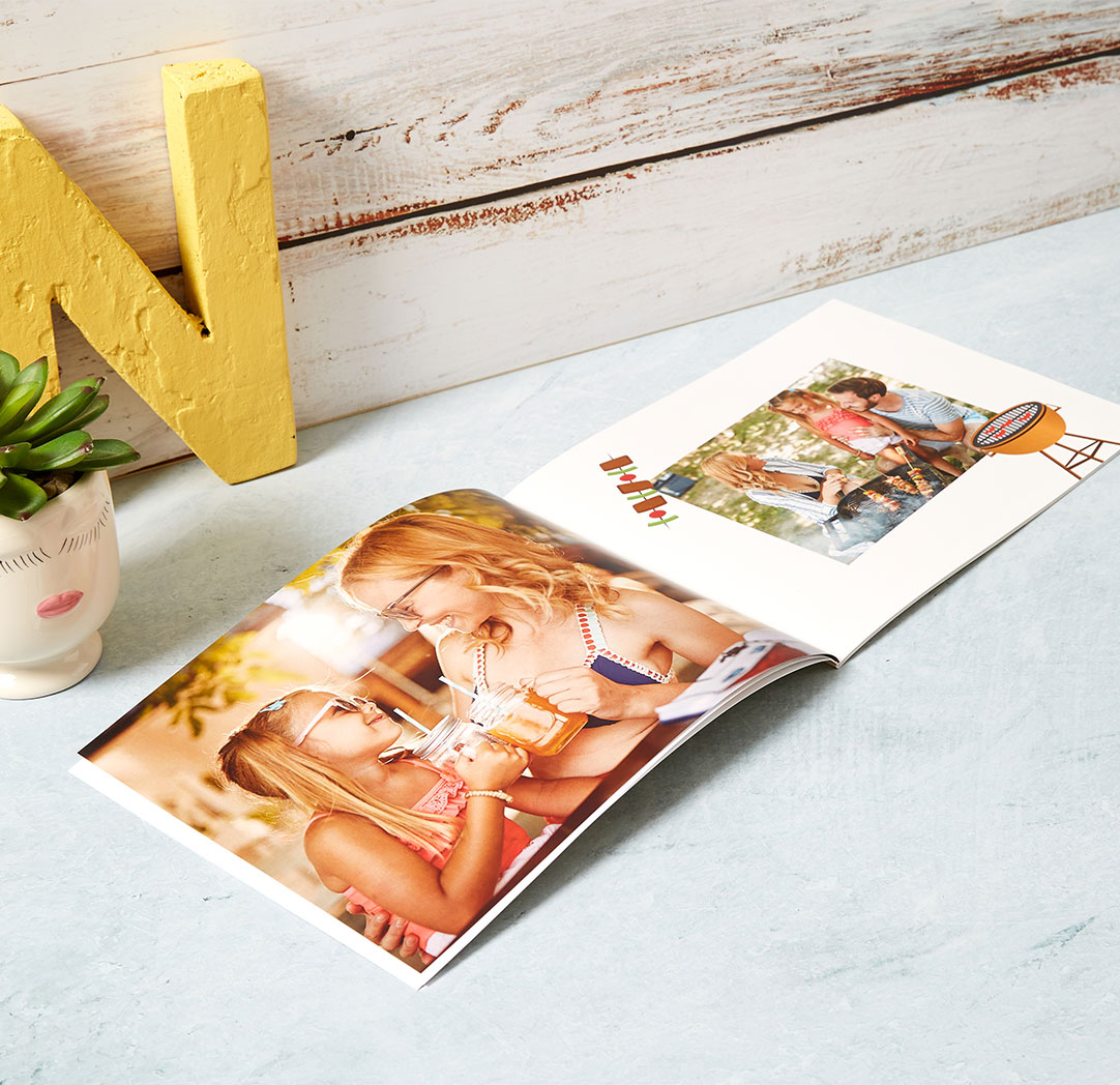 Albums photo à couverture souple personnalisée de 7 x 9 po