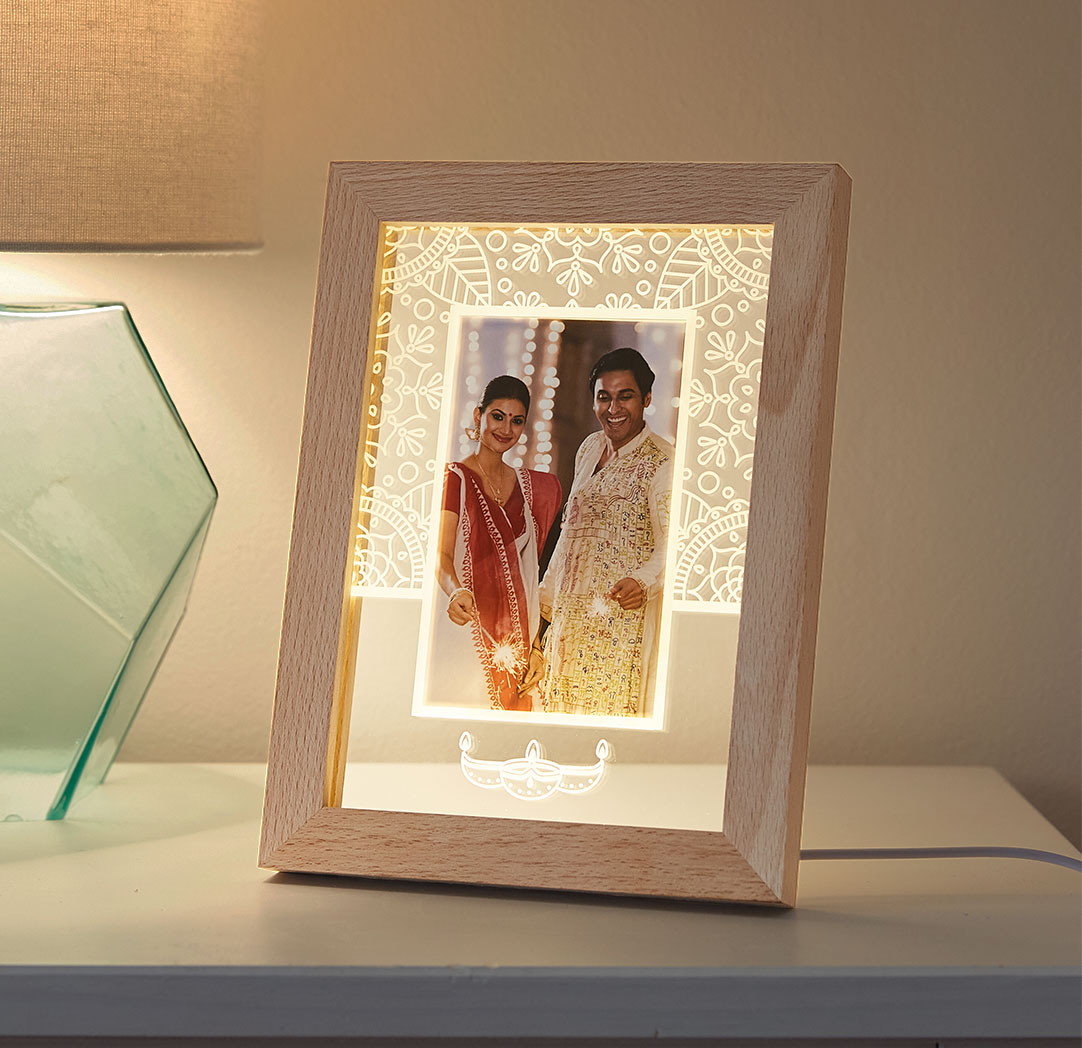 Diwali Candles - LED Frame