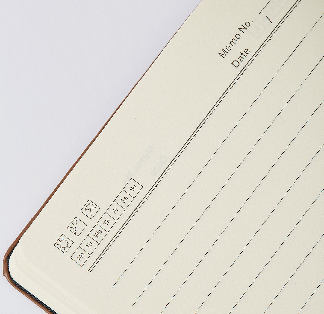 Personalized Brown Leather Notebook