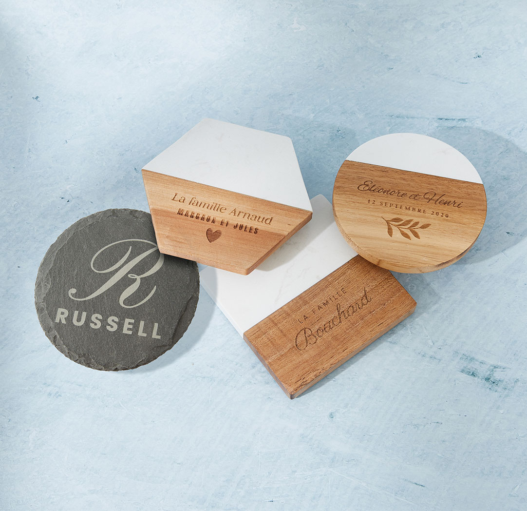 Sous-verres personnalisés