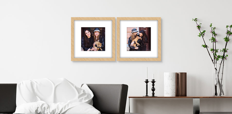 12x12 Wood - Set of 2