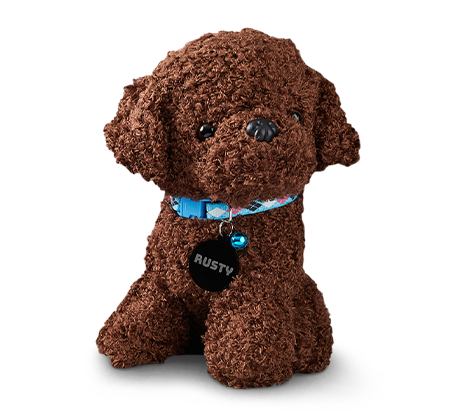 Personalized Plush Dog - Brown