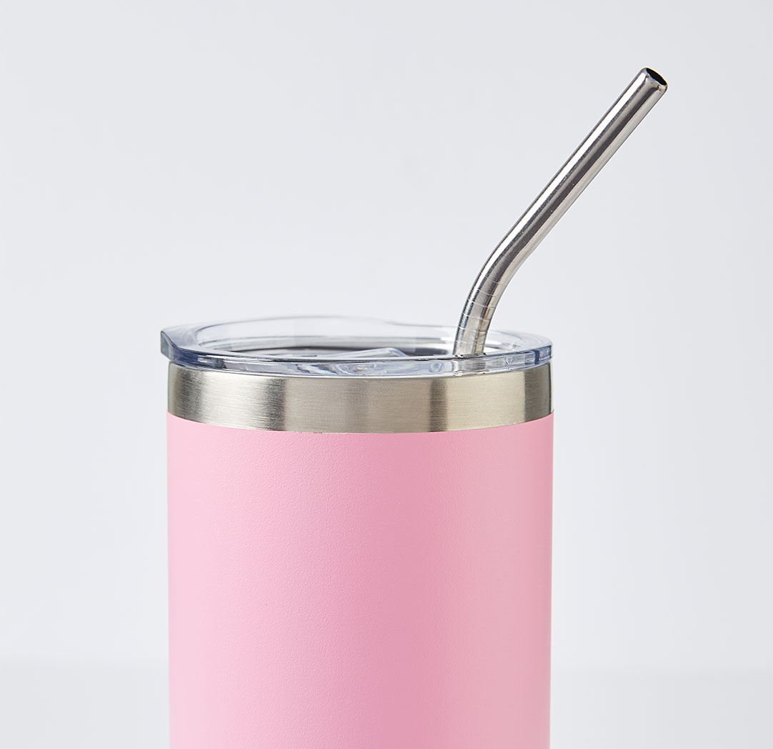 600ml Pink Personalized Tumbler