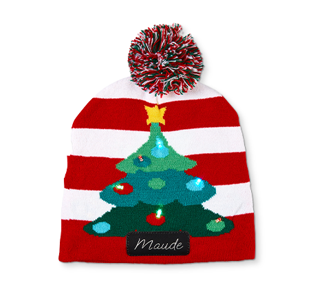 Tuque personnalisée à DEL - Arbre