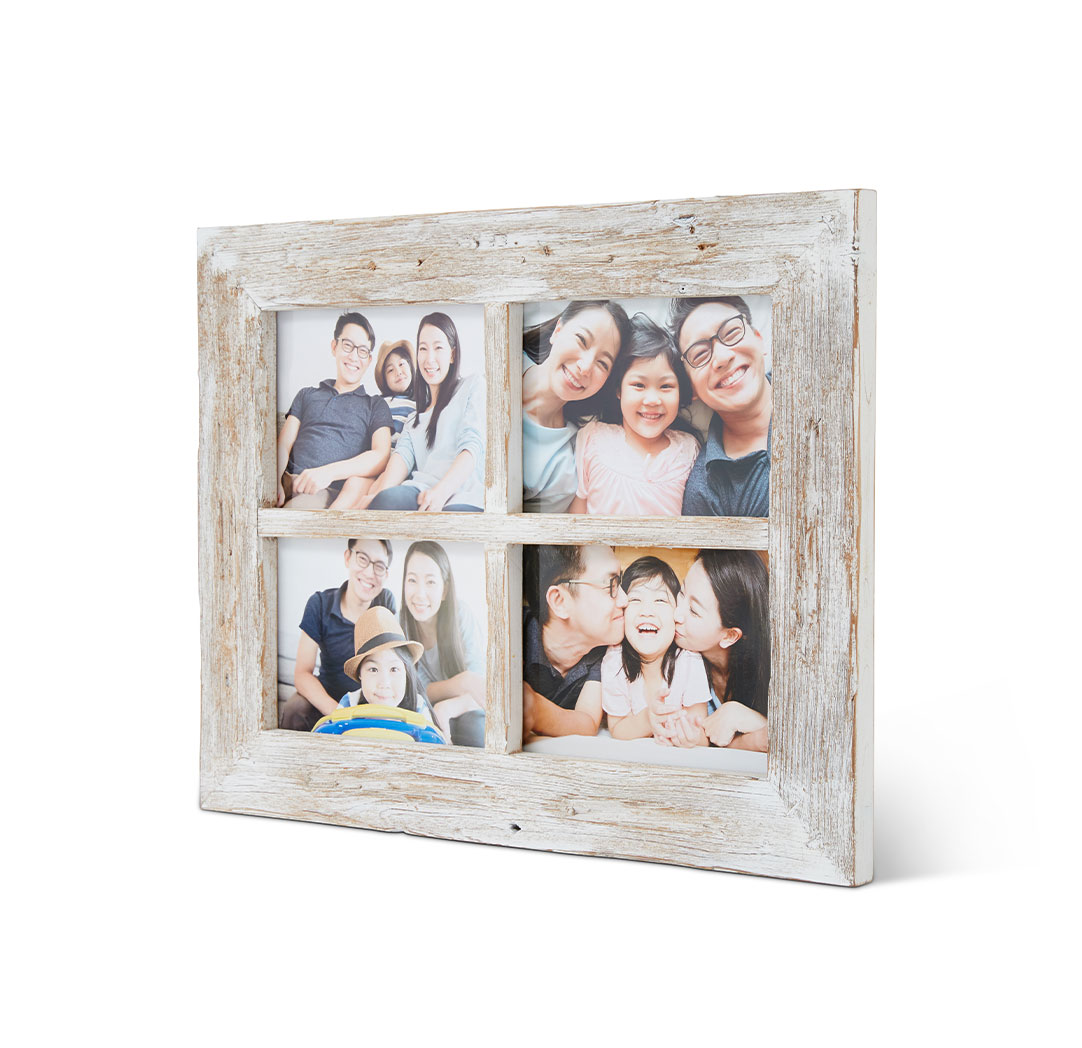 5x7 White Rustic Frame (4)