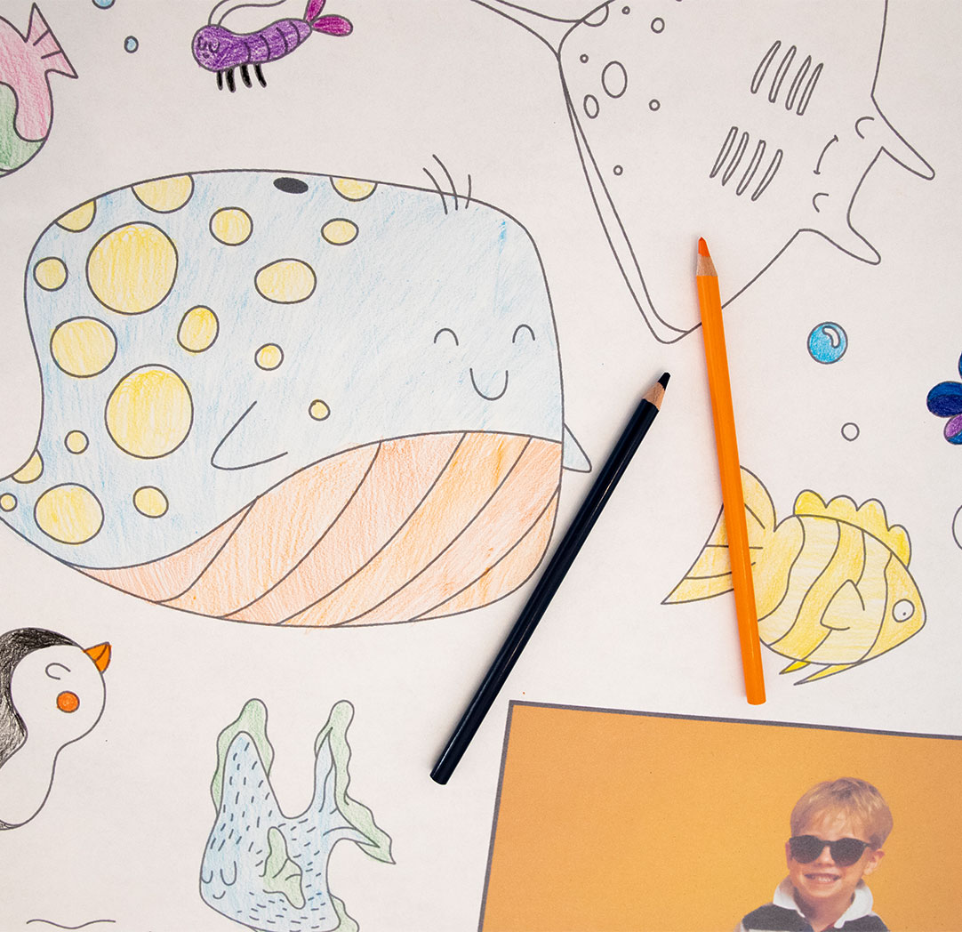 Affiche à colorier Monde des étincelles de 36 x 48 po