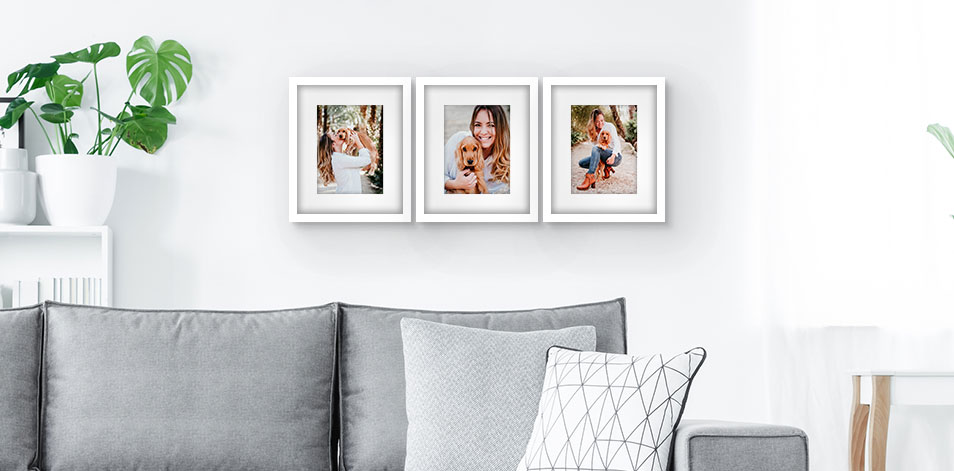 8x10 White - Set of 3