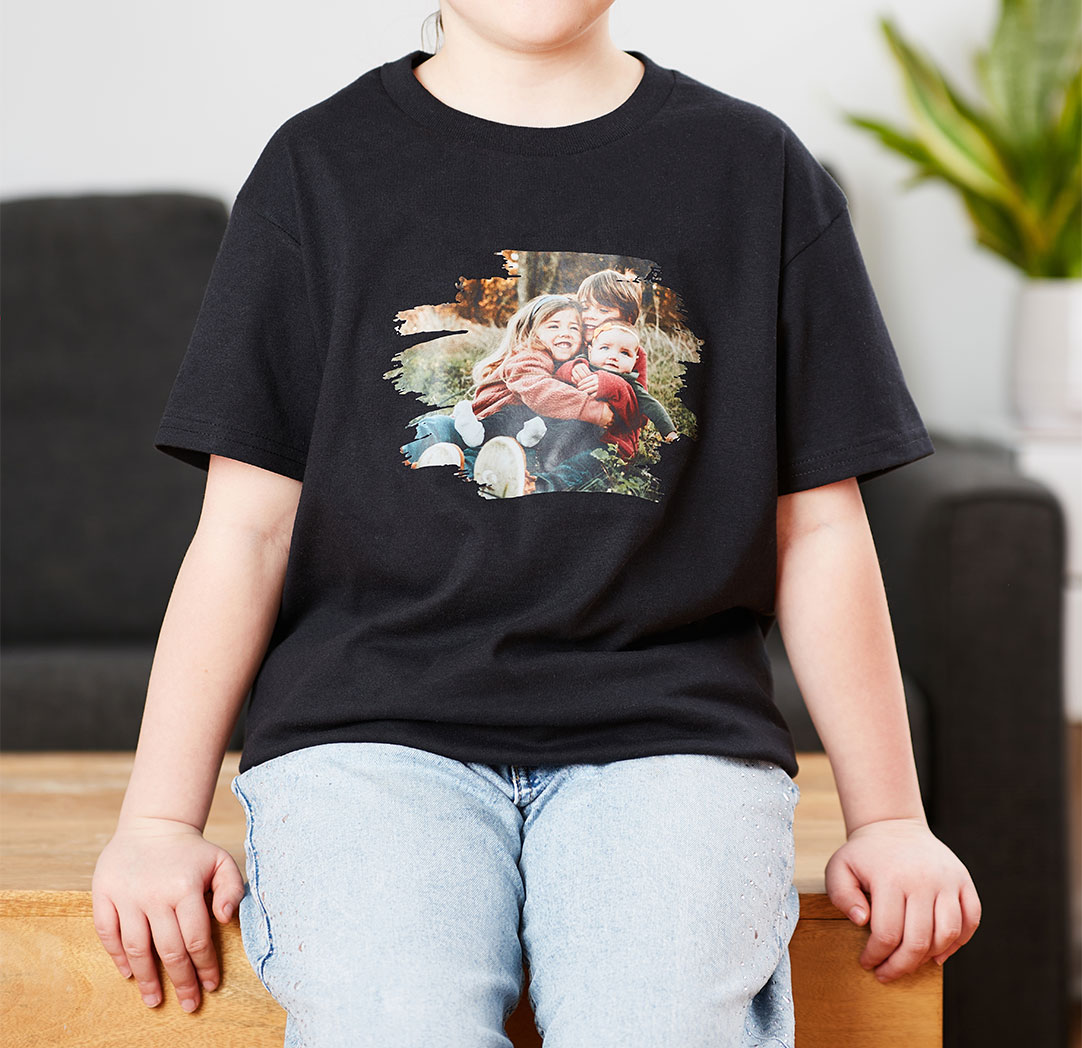 T-shirt jeunes - noir (grand)