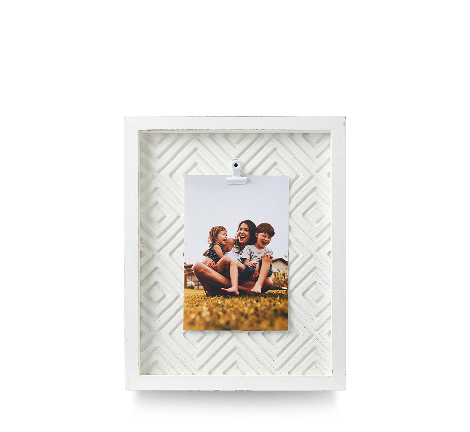 4x6 Carved Wood Clip Frame