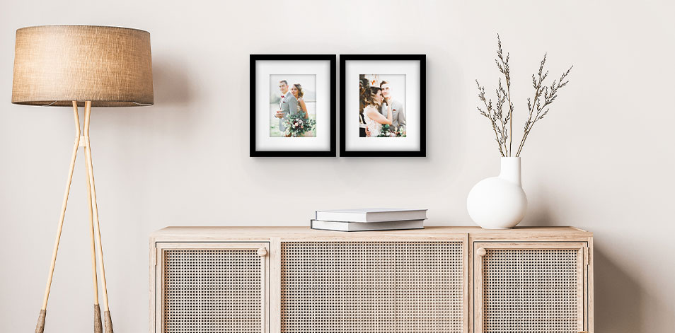 8x10 Black - Set of 2