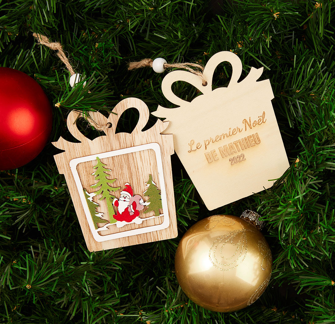 Décoration personnalisée en bois - Cadeau