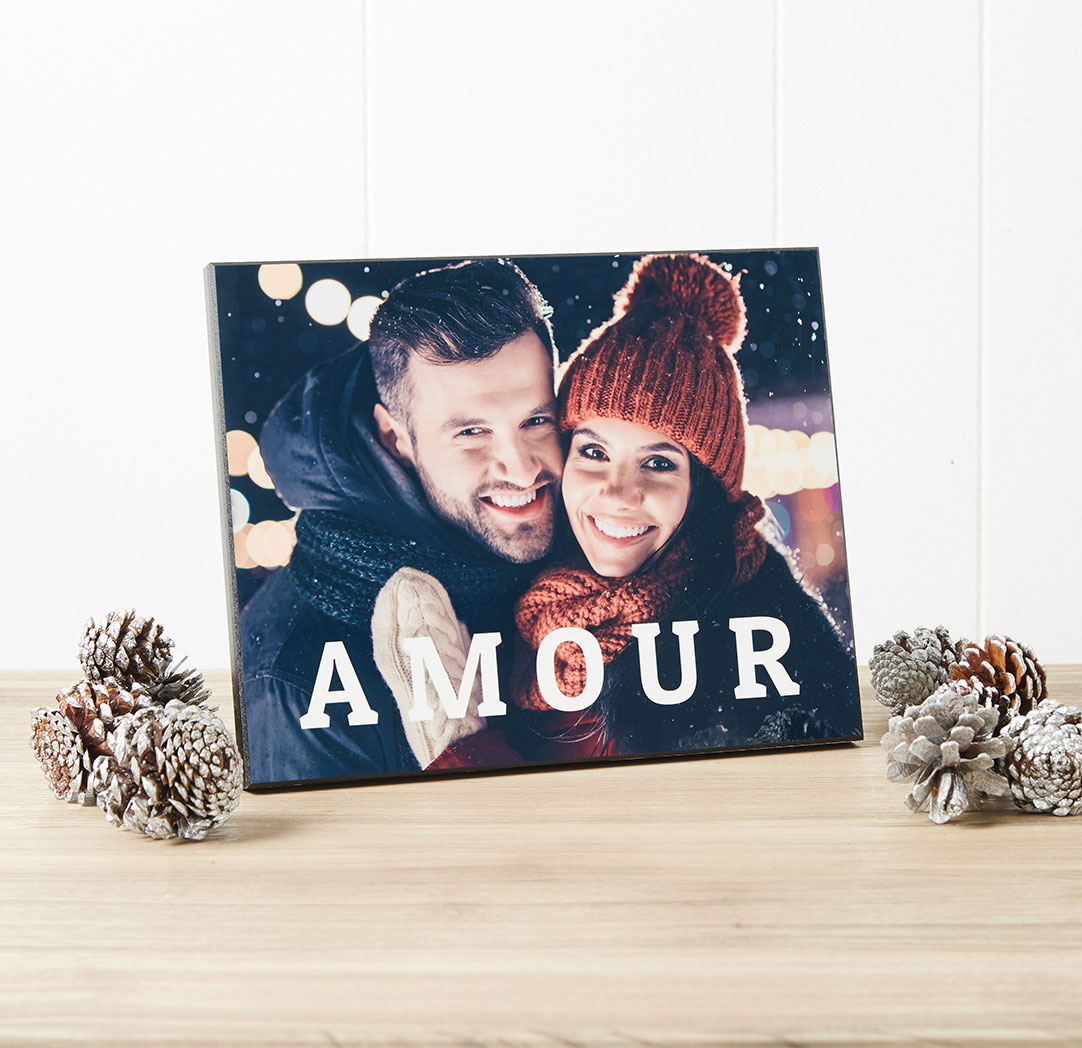 Photo sur plaque de bois de 8 x 10 po