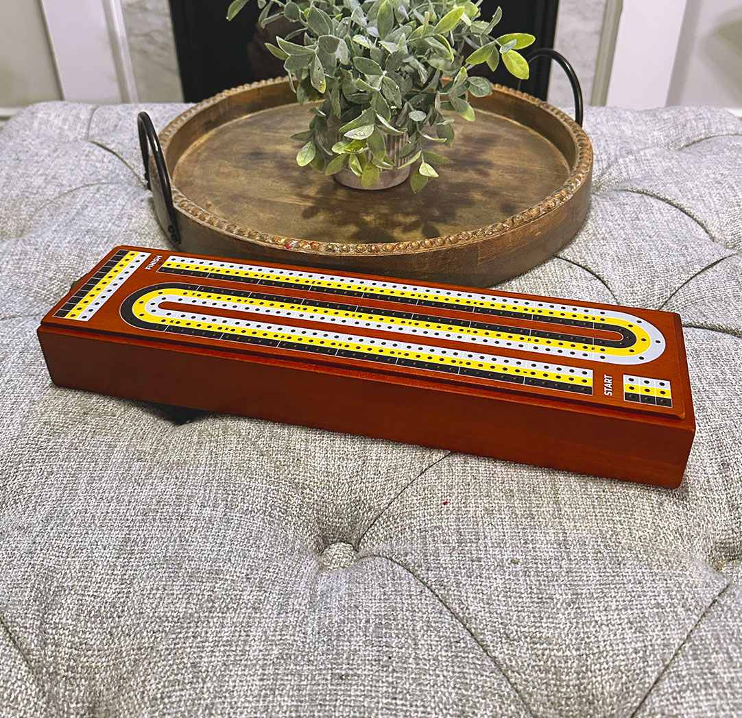 Jeu de cribbage personnalisé de 4,25 x 14,75 po