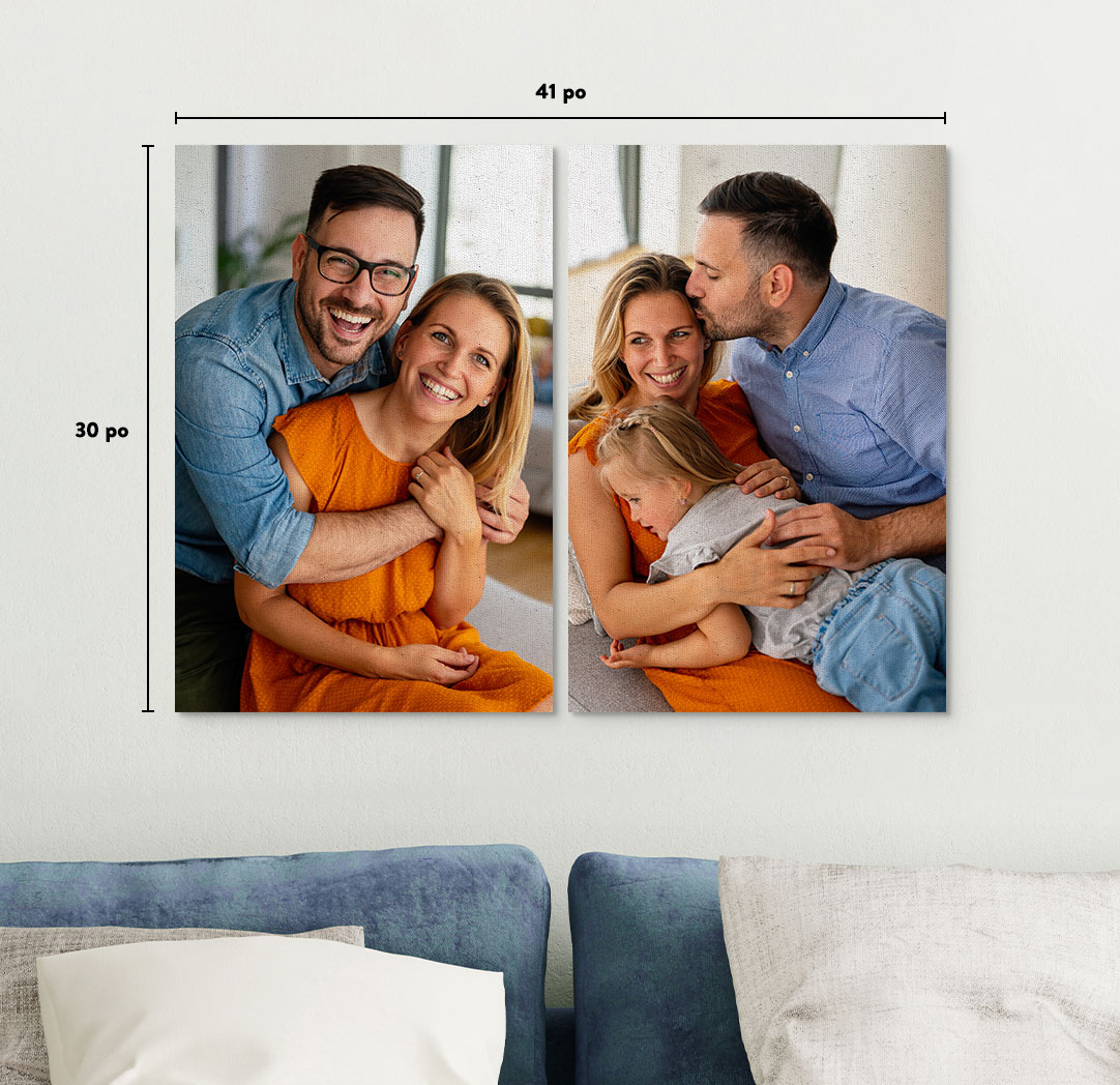 Photos sur toile économiques de 20 x 30 po  - Ensemble de 2