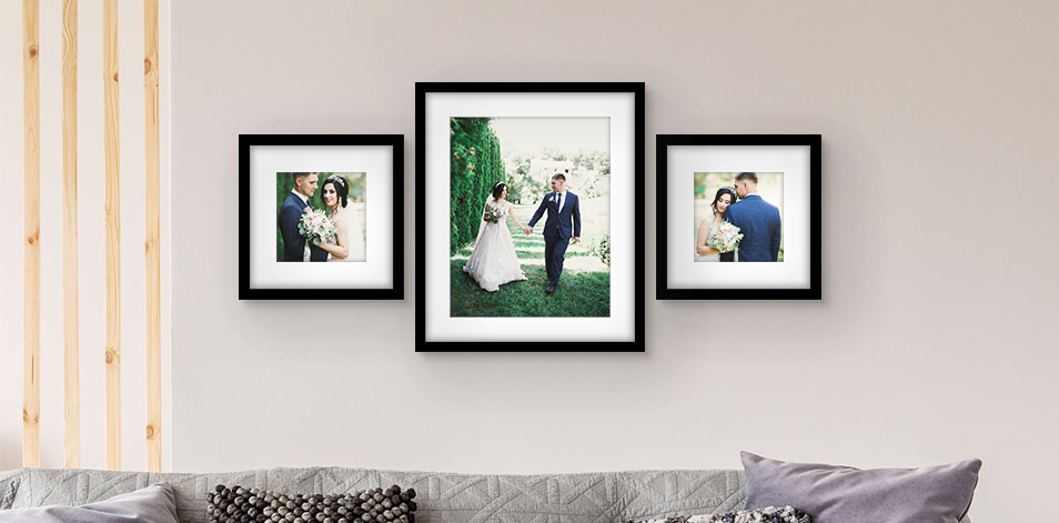 8x8 Black (2) & 16x20 Black