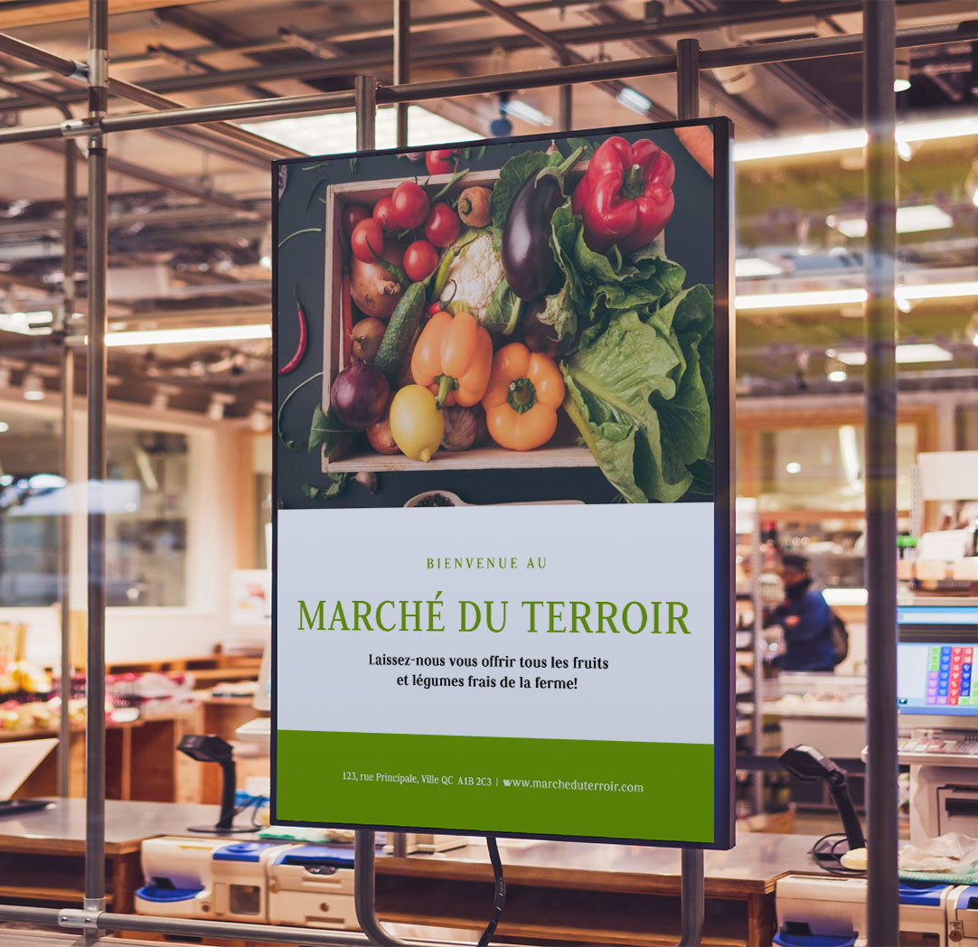 Affiche de 22 x 28 po